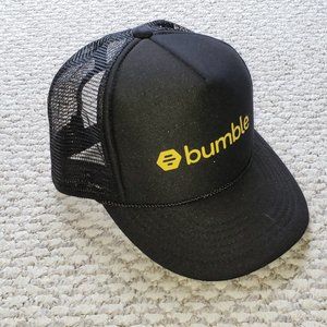 Bumble Dating App Black/Yellow Mesh Trucker Hat